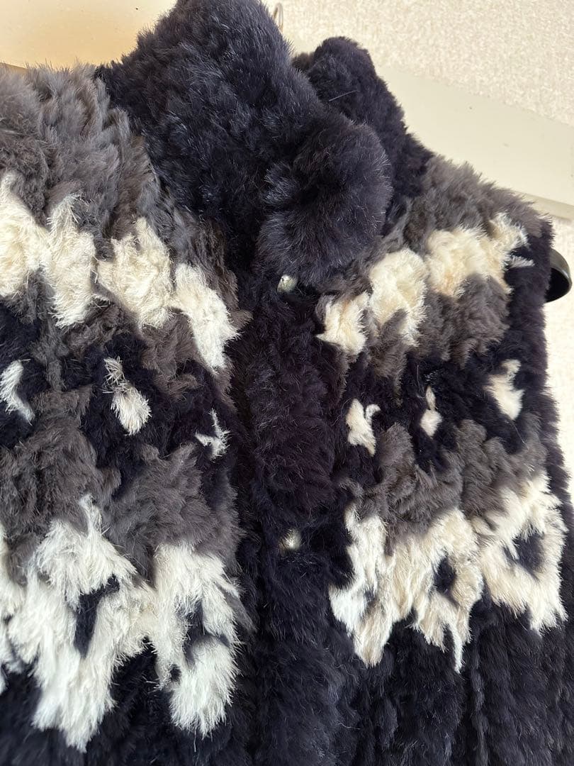 バックラッシュ ラビットファーニット　ベスト Mサイズ 美品