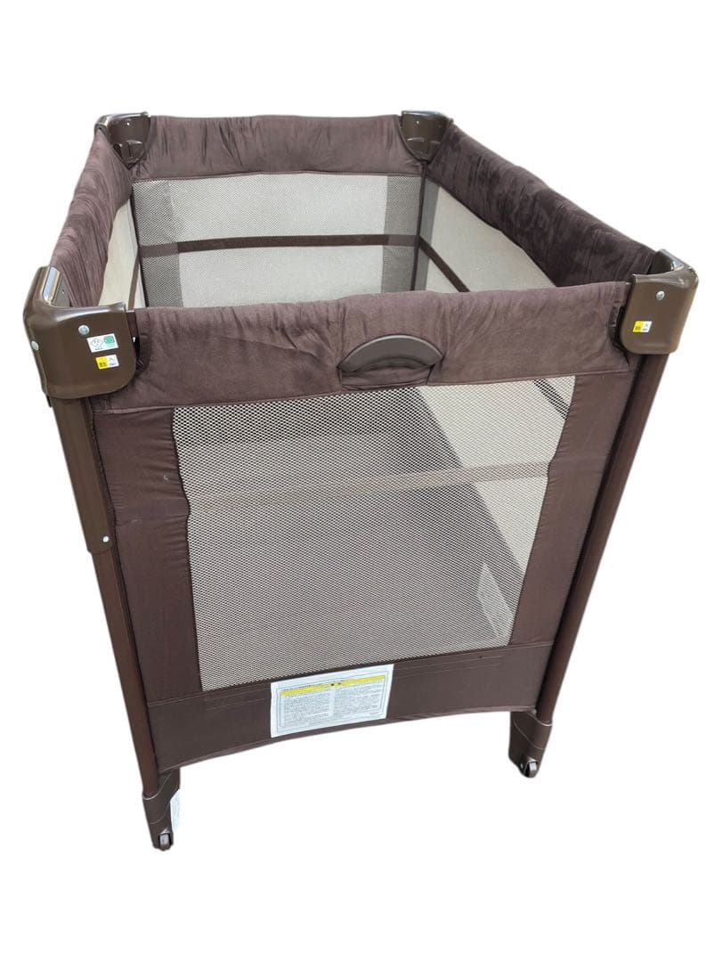 Aprica 折りたたみベビー用ベッド ココネルエアープラス ブラウン