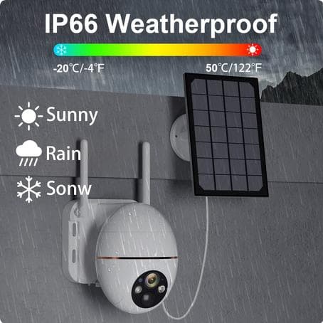 【未開封・新品】屋外 防犯カメラ ソーラー ワイヤレス