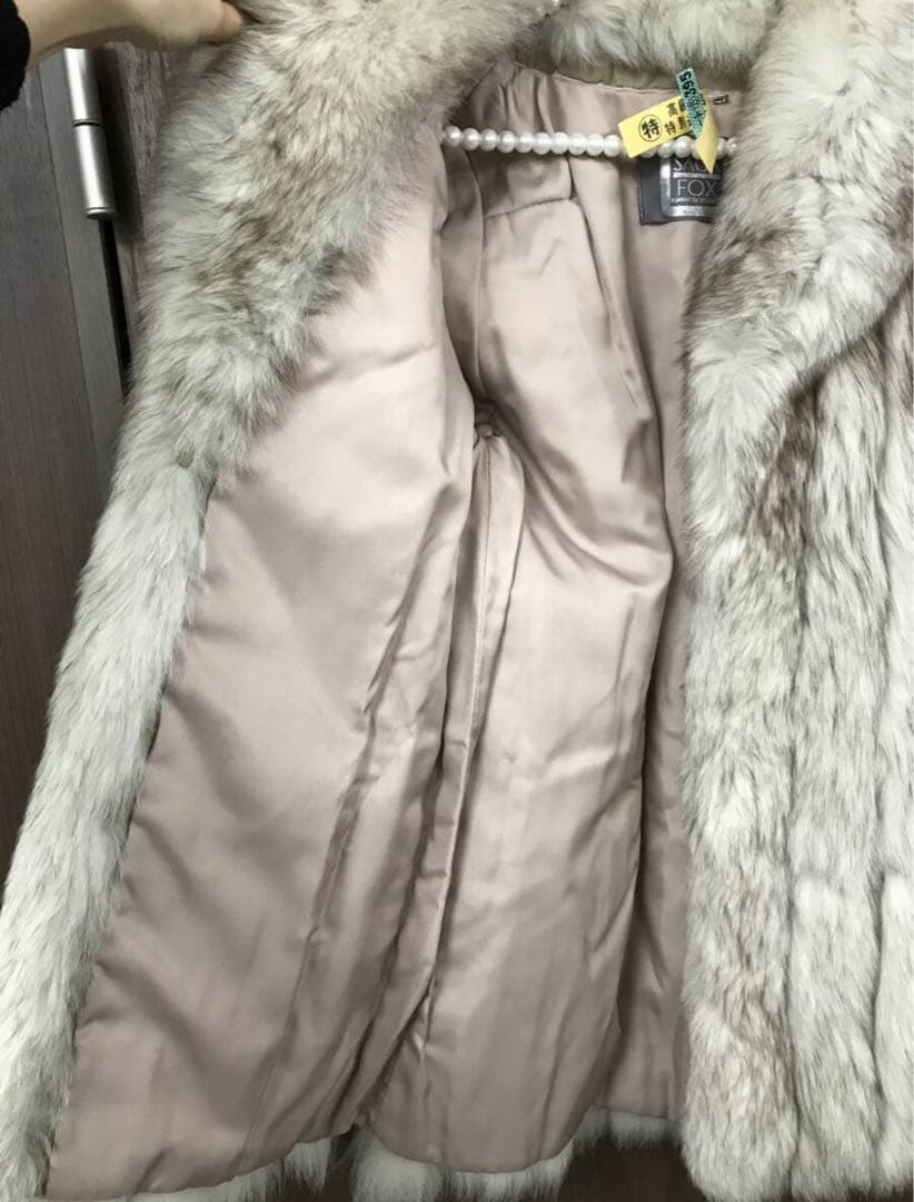 美品 SAGAFOX フォックス毛皮 ファーコート