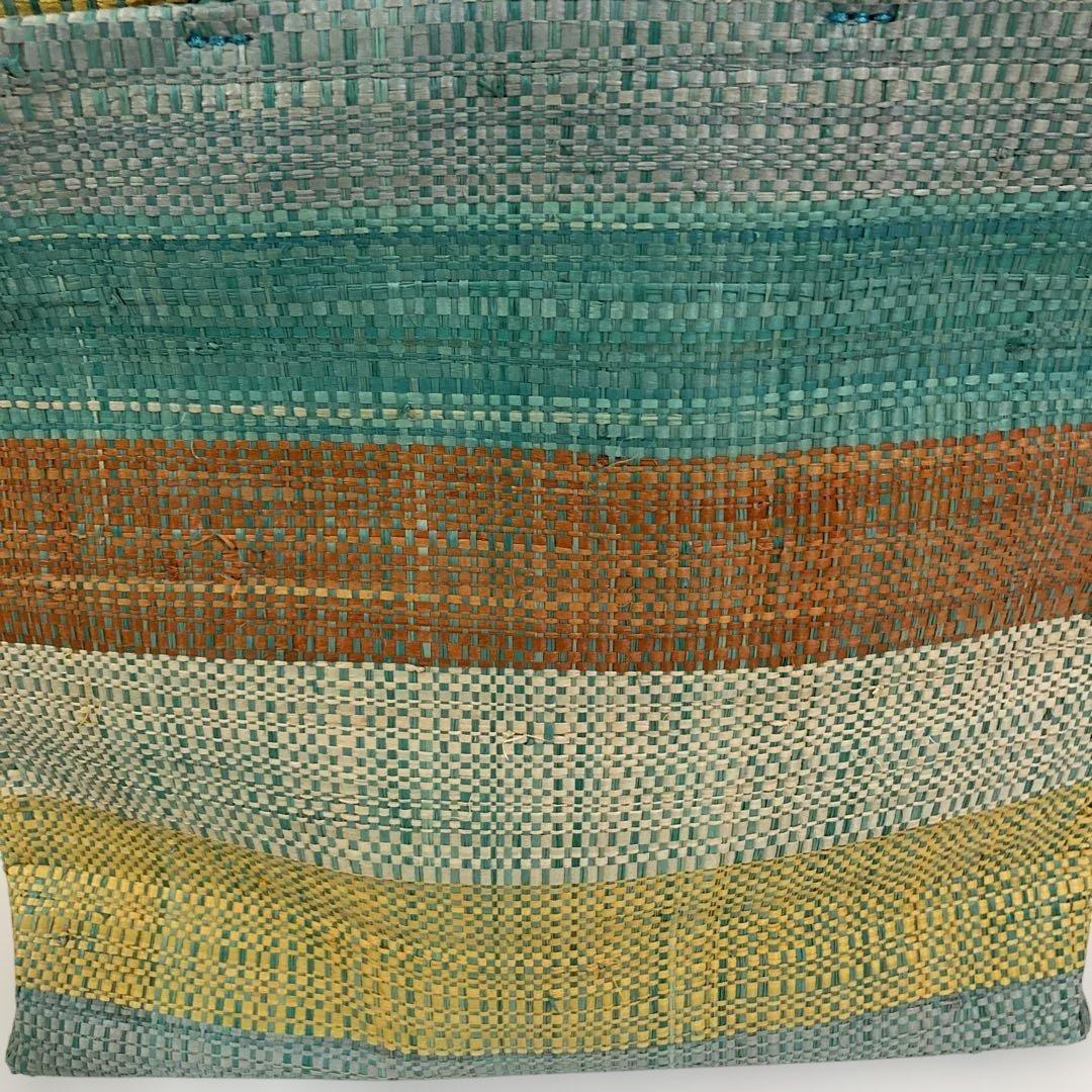 《クローバー》新品未使用アニエスベー　かごバッグ　マダガスカルトートバッグ