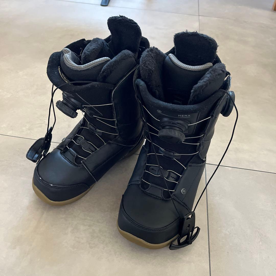 2022型　スノーボードブーツ RIDE HERA 23 黒