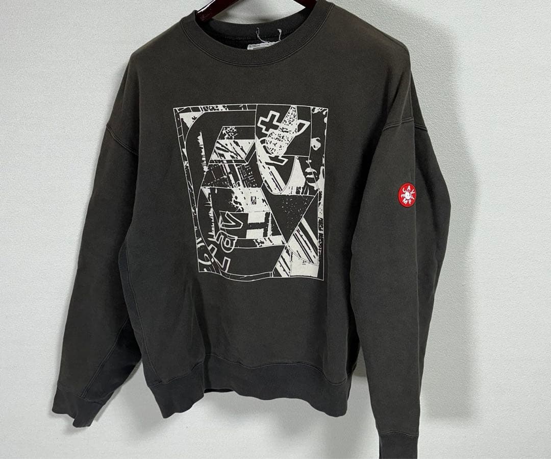 c.e cavempt キャブエンプト フェードブラック スウェット