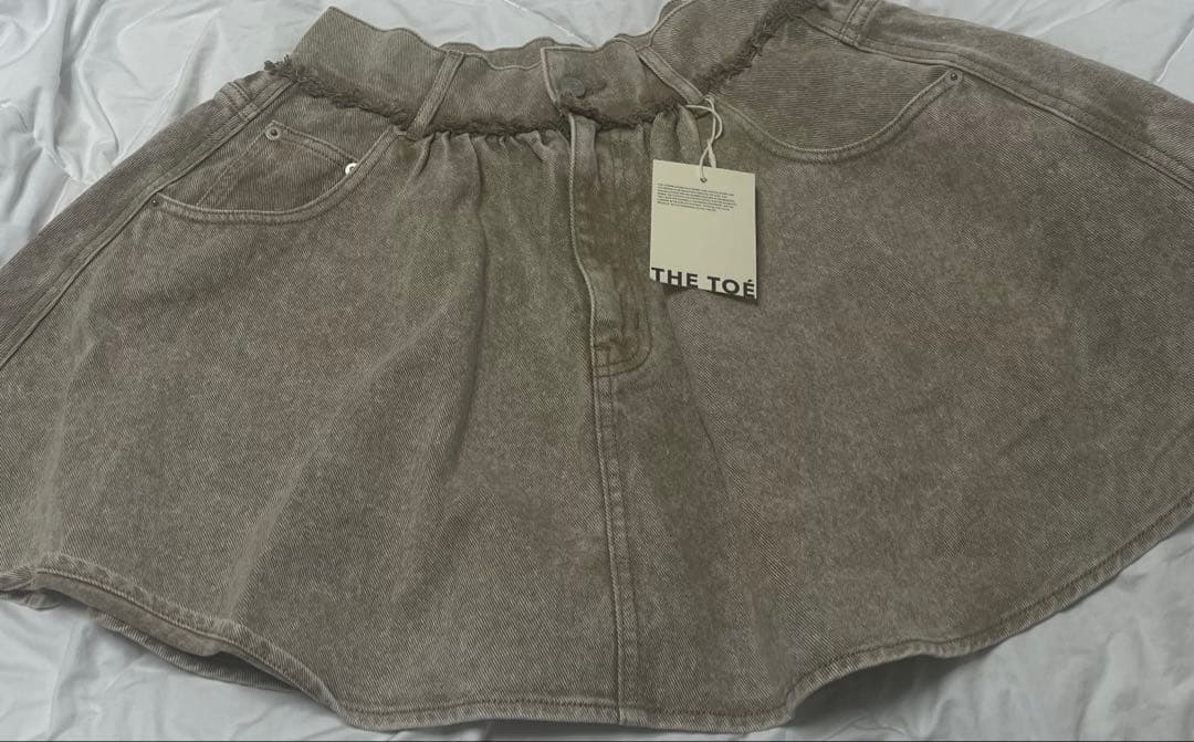【thetoe】Olympia Denim Skirt Mサイズ