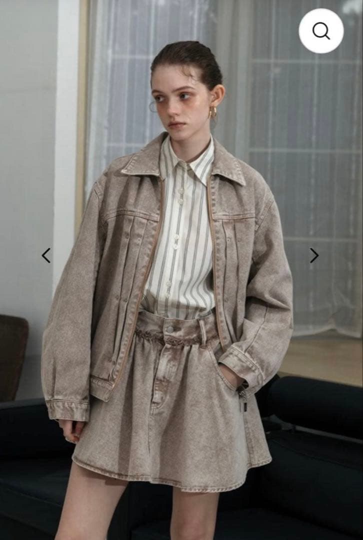 【thetoe】Olympia Denim Skirt Mサイズ