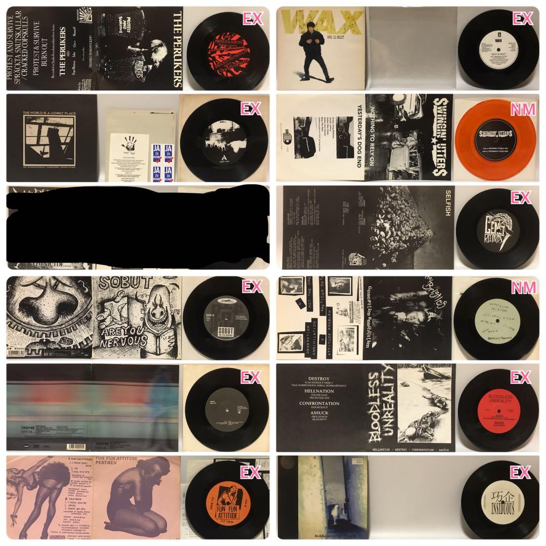 希少　パンク　ハードコア　メロコア　etc.. レコード　セット　46枚+18枚