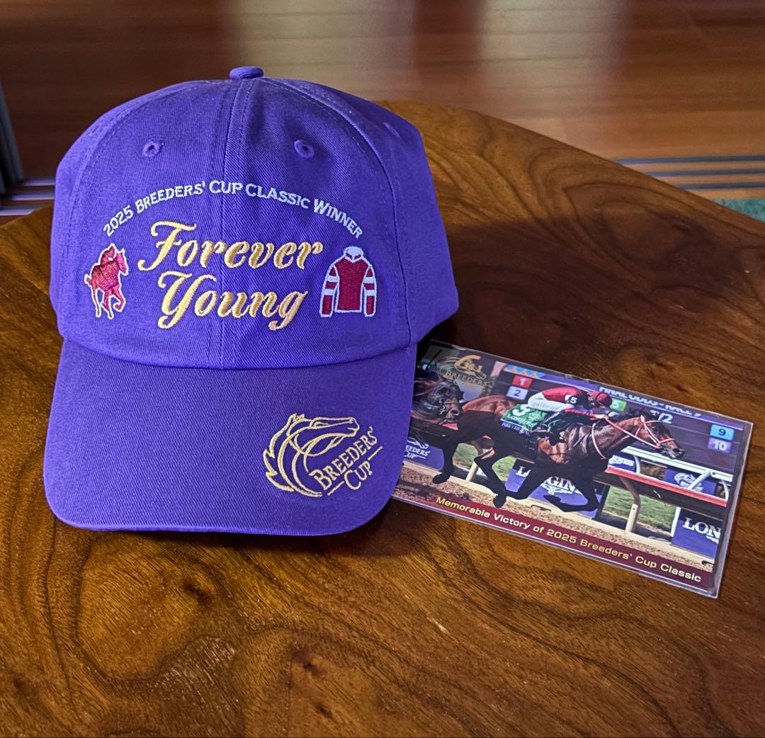 フォーエバーヤング キャップ 帽子（非売品） 競馬キャップ