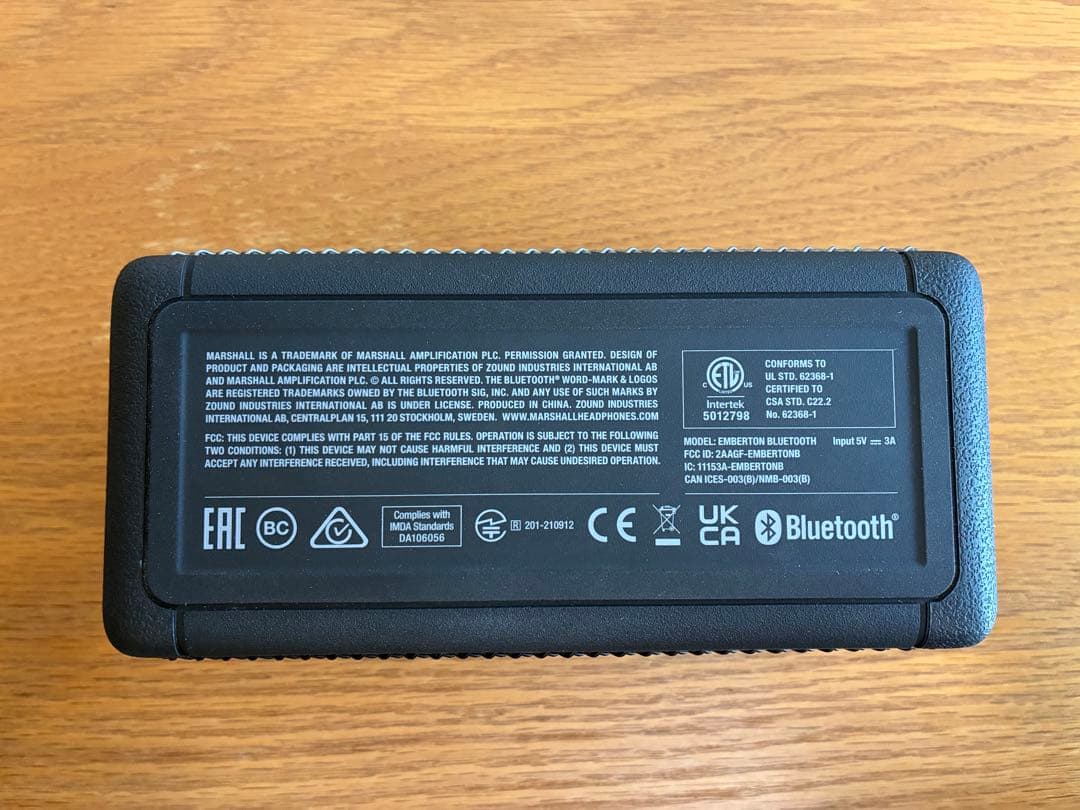 Marshall Emberton Ⅰ ワイヤレススピーカー