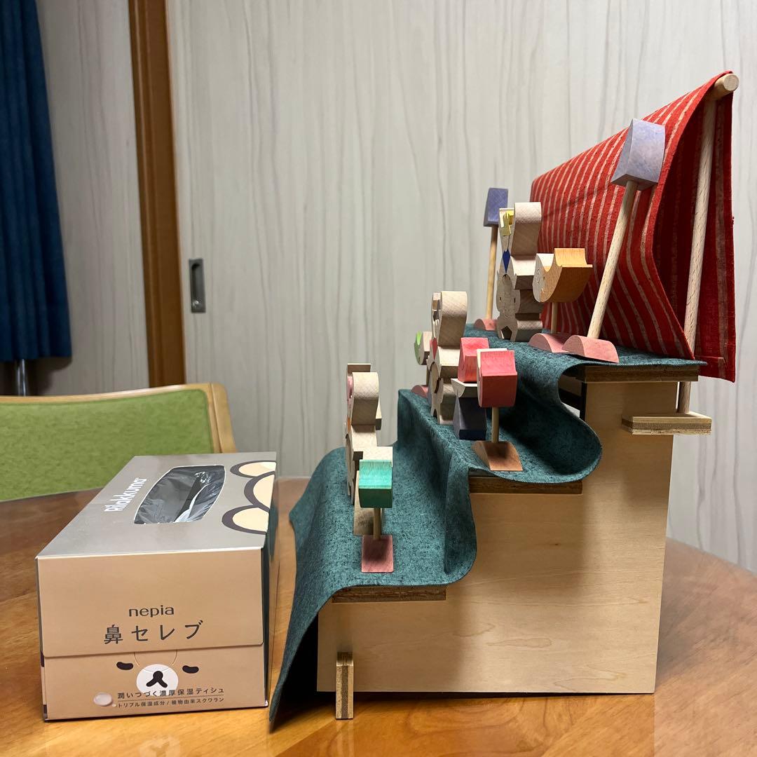 削除予定　お値下げ中　5月人形　組み木　小黒三郎　匿名配送