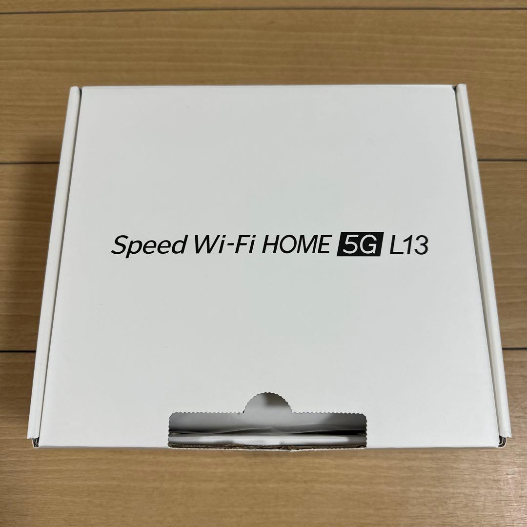 Speed Wi-Fi 5G L13 美品 ホワイト