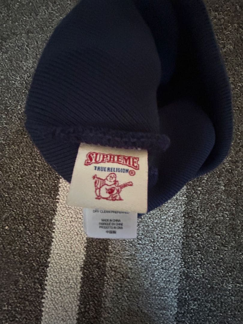 SUPREME true religion ビーニー ネイビー