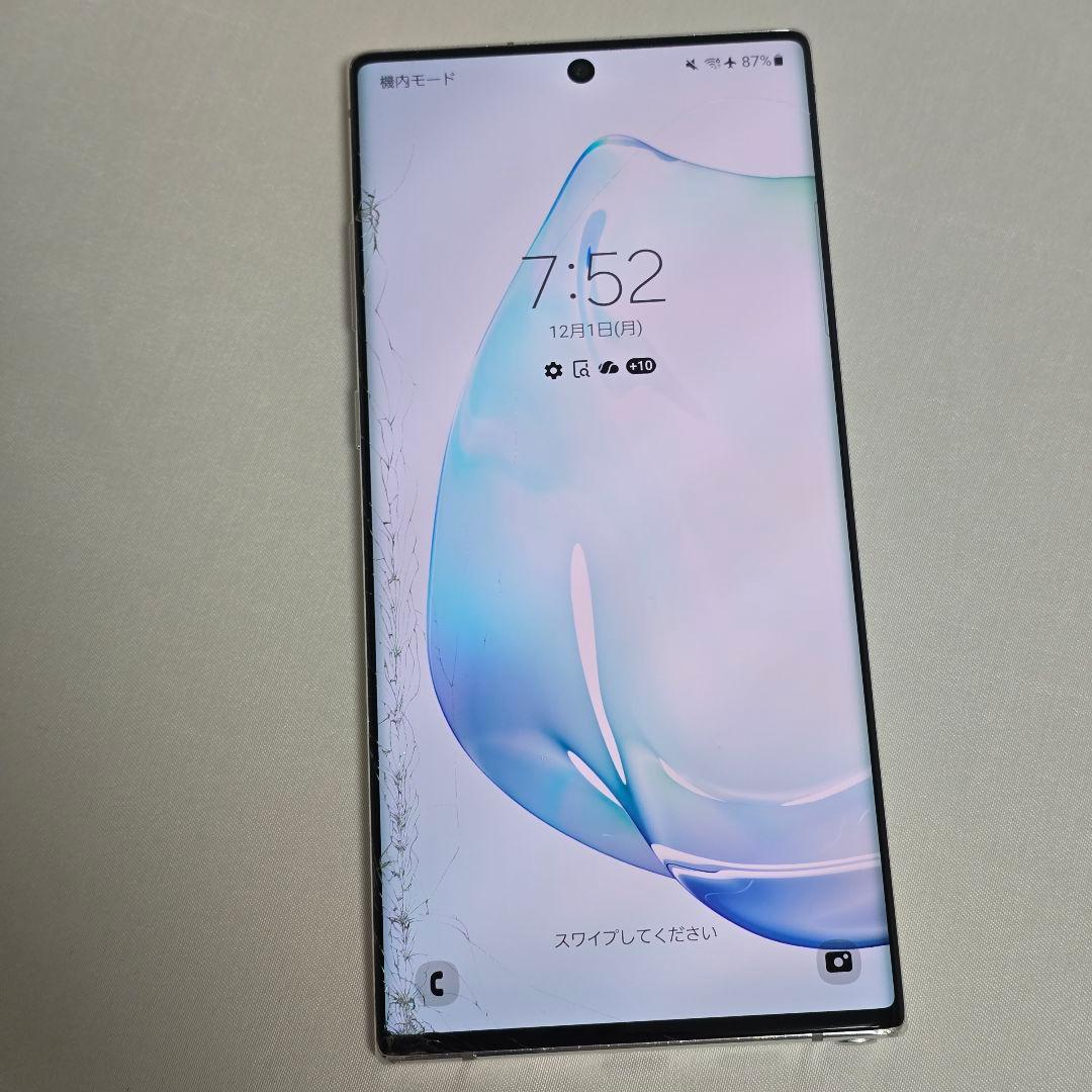 Galaxy note10+ SIMフリー 判定○【完動品】docomo版