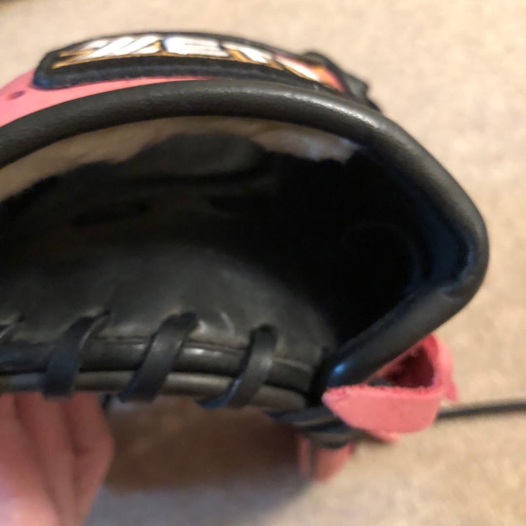 m*1様 ZETT DYNA オーダー ピンク 硬式グローブ