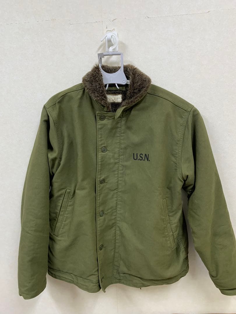 ヒューストン デッキジャケット N-1 裏ボア U.S.N NXsx65913