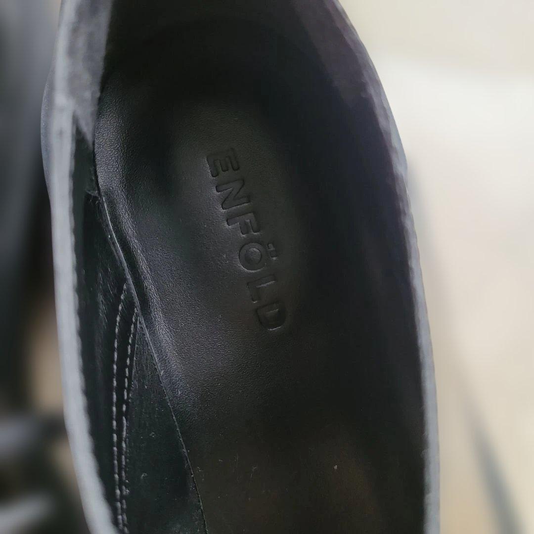 ENFOLD ポインテッドトゥ ローファー