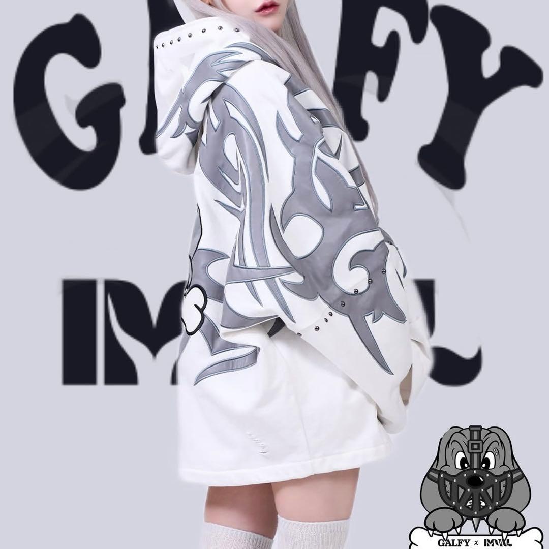 トップス IMVAL x GALFY Bondage Dog Foodie [WHT]