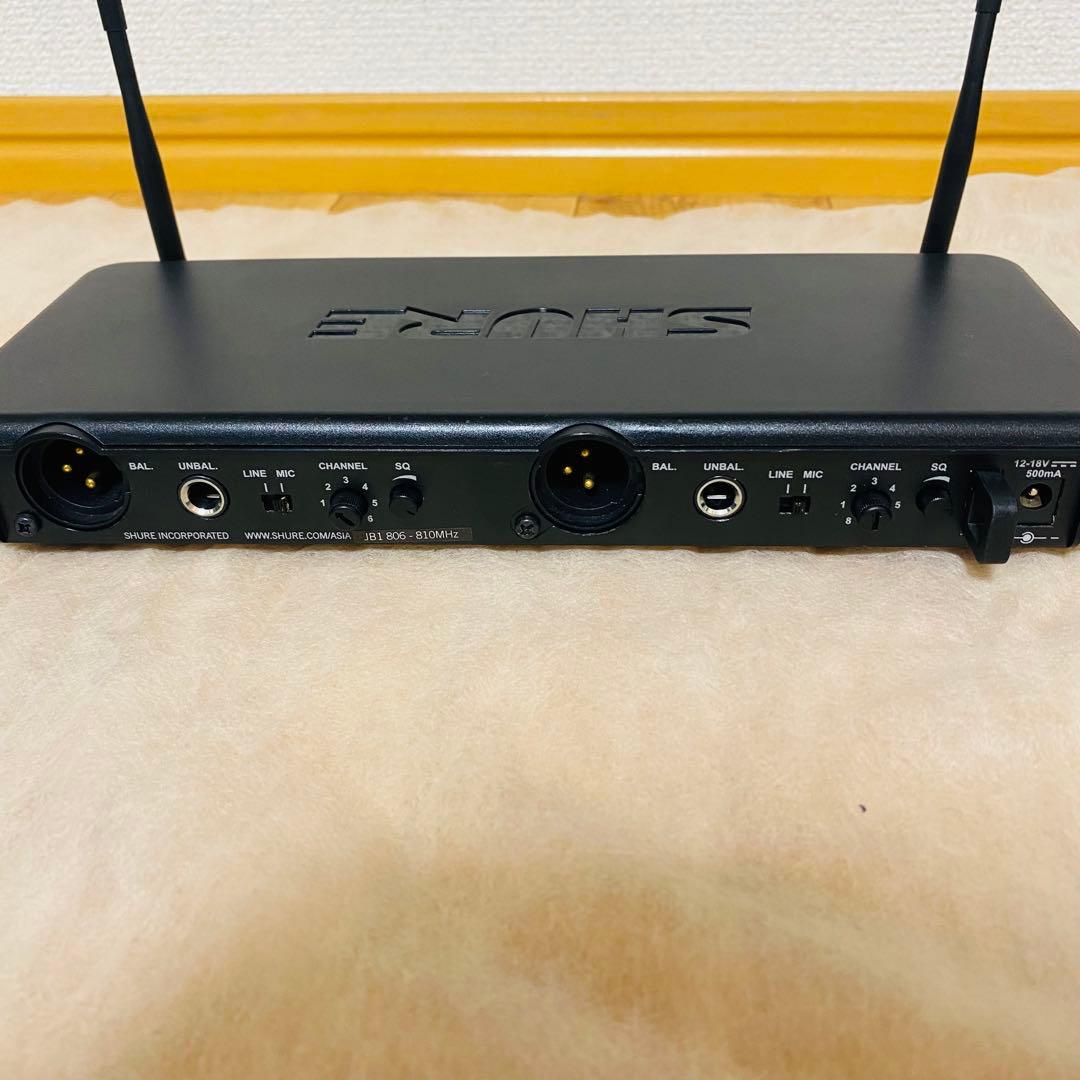 極美品✨SHURE svx88/pg28ワイヤレスマイクロフォン+受信機セット