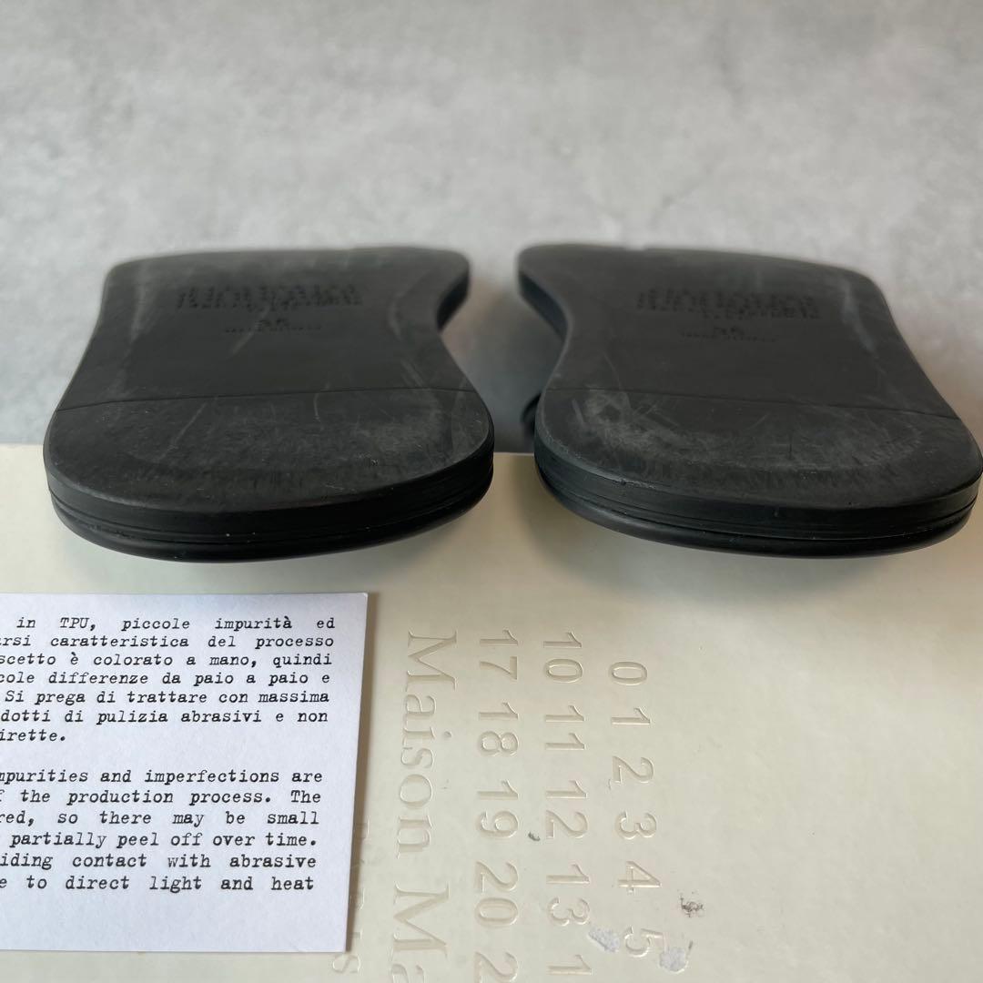 Maison Margielaトングサンダル tabi 22.5cm/ブラック