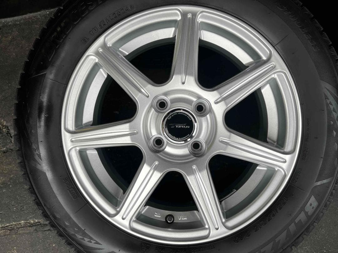 スタッドレス アクア ヴィッツ フィット TOPRUN 175/65R15