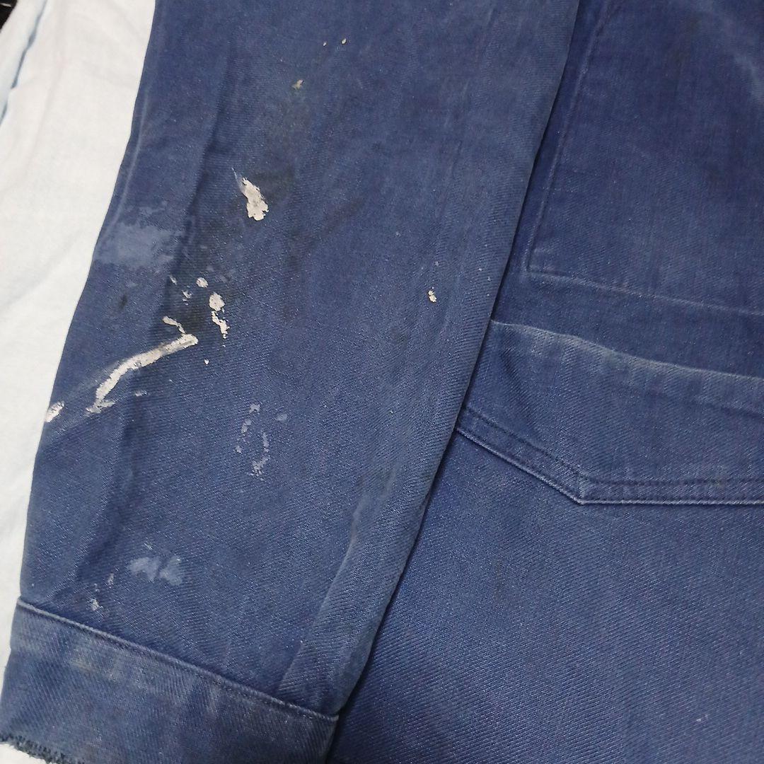 40s　50s　フレンチコットンツイルジャケット　vポケ