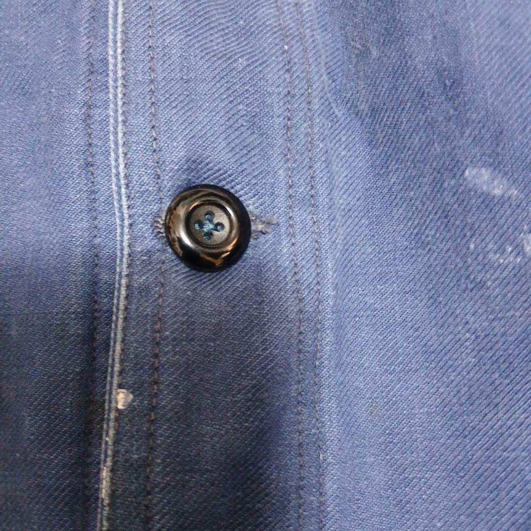 40s　50s　フレンチコットンツイルジャケット　vポケ