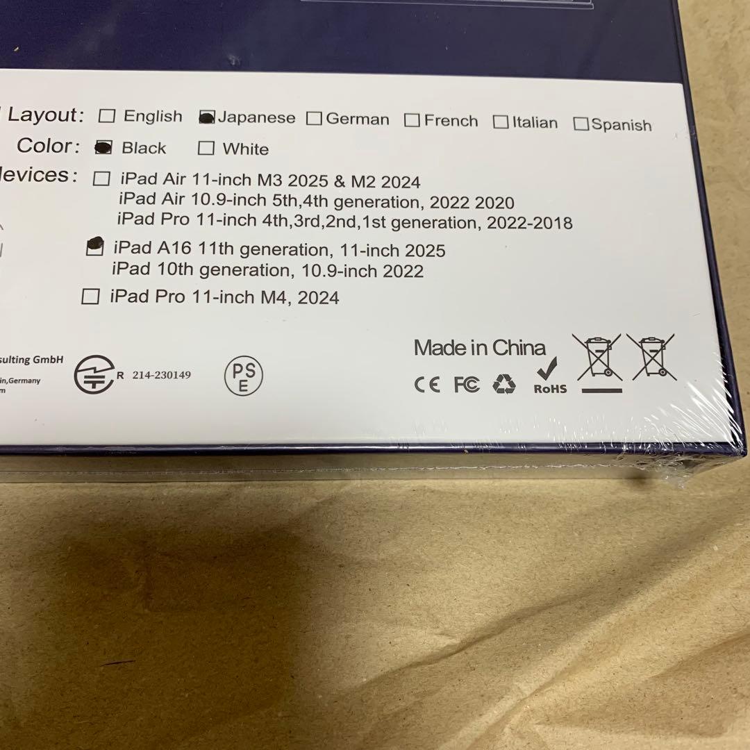 CSZZACME iPadA16 第11世代　第10世代　磁気キーボードケース