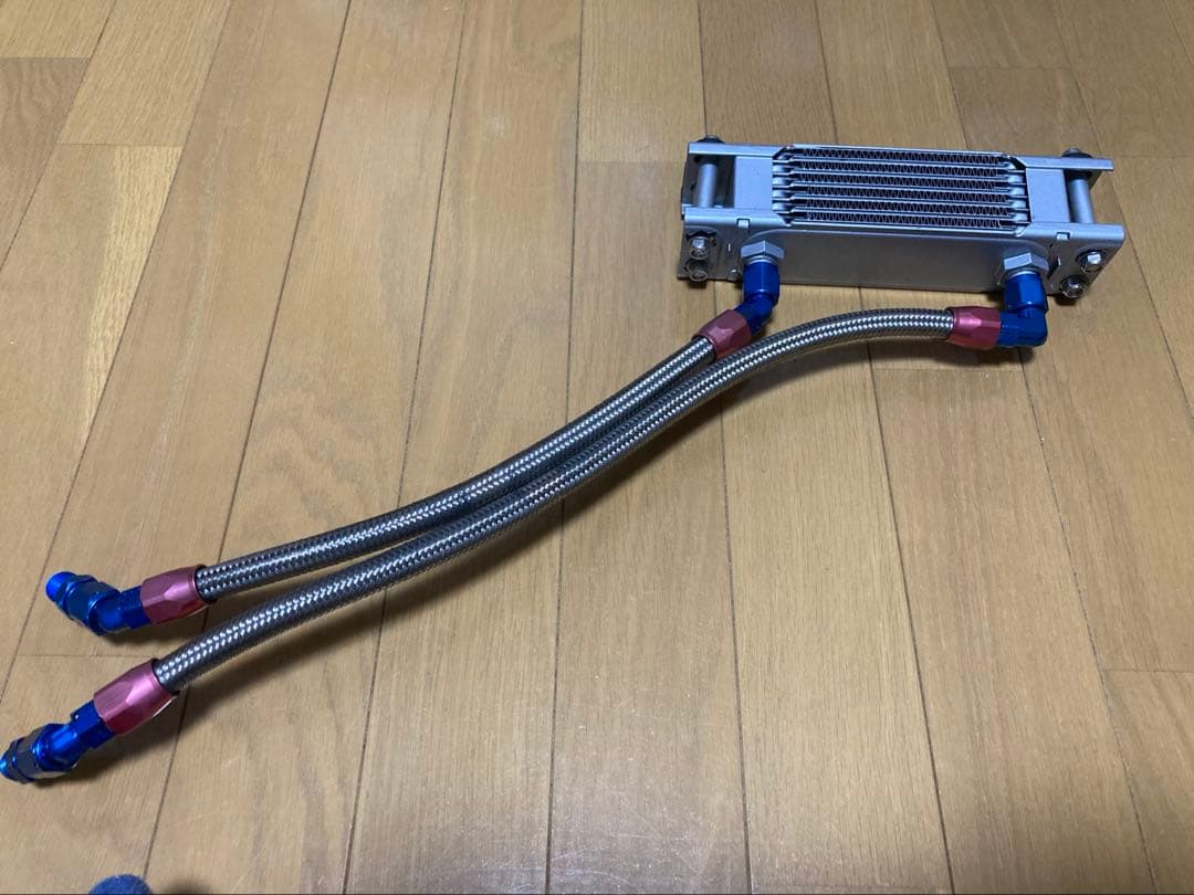 ヤマハSRX キック式　社外品オイルクーラー　7段