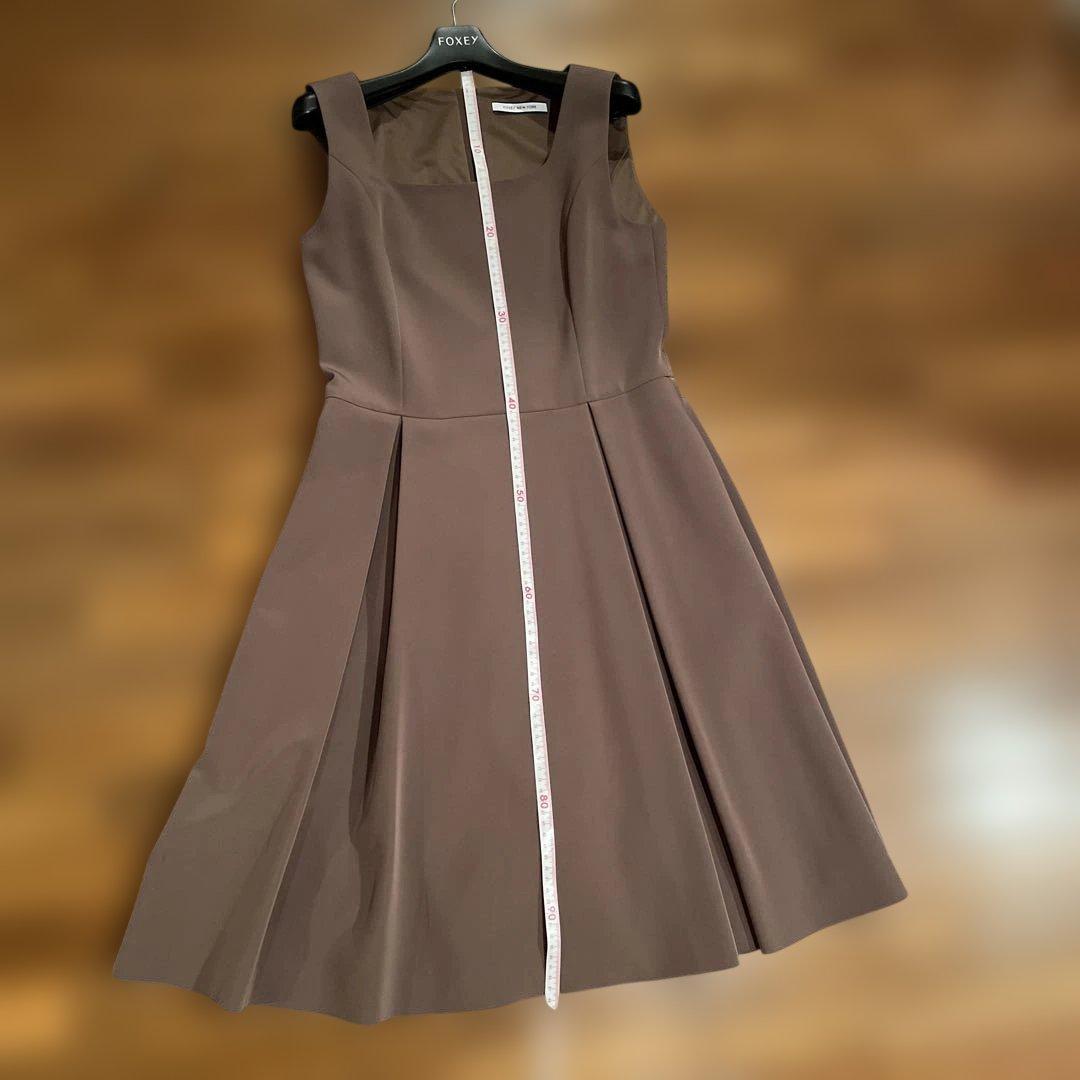 FOXEY new york モカ　ドレス42サイズ