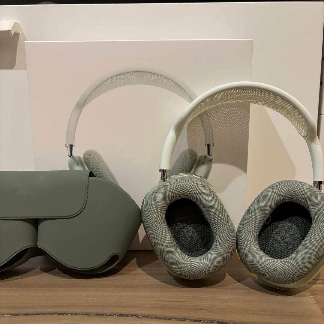 Apple AirPods Max グリーン本体とケース