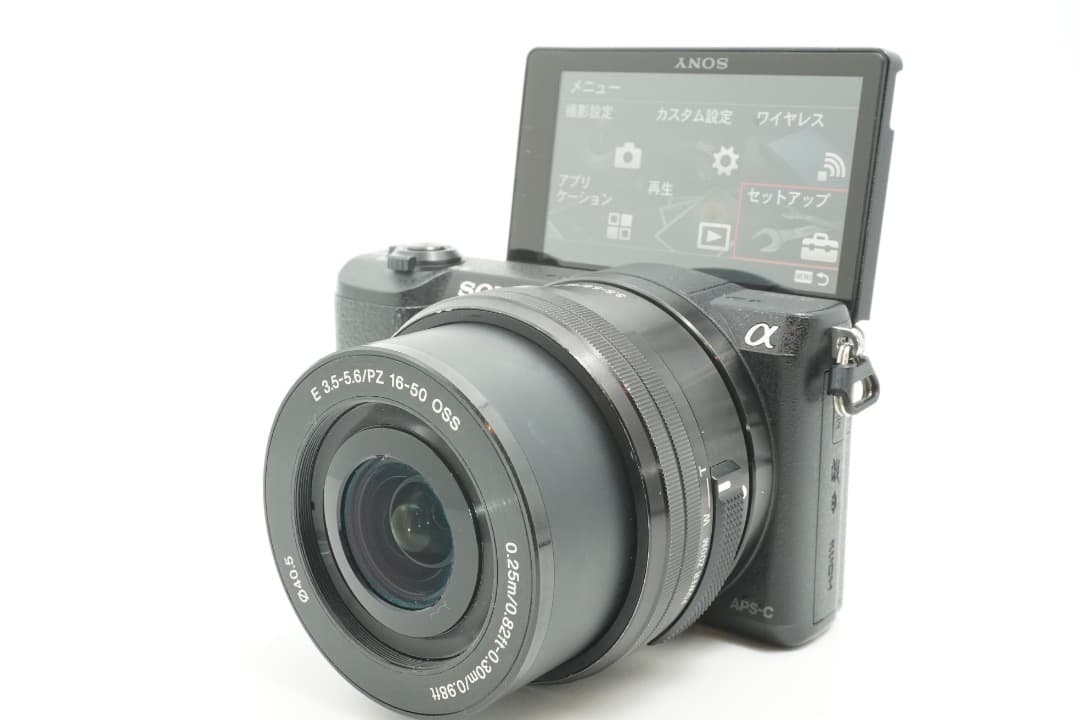 【美品】SONY α5100 ブラック 16-50mm レンズセット ブラック