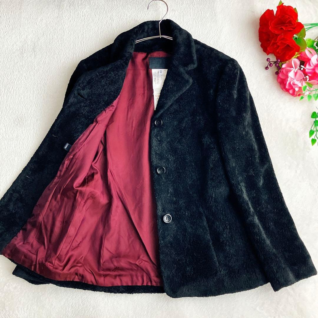 D&Gドルチェアンドガッバーナ★ボアフリース テーラードジャケット シャドウロゴ