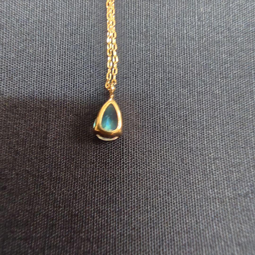 k10YG　ムーンストーン ネックレス　40cm