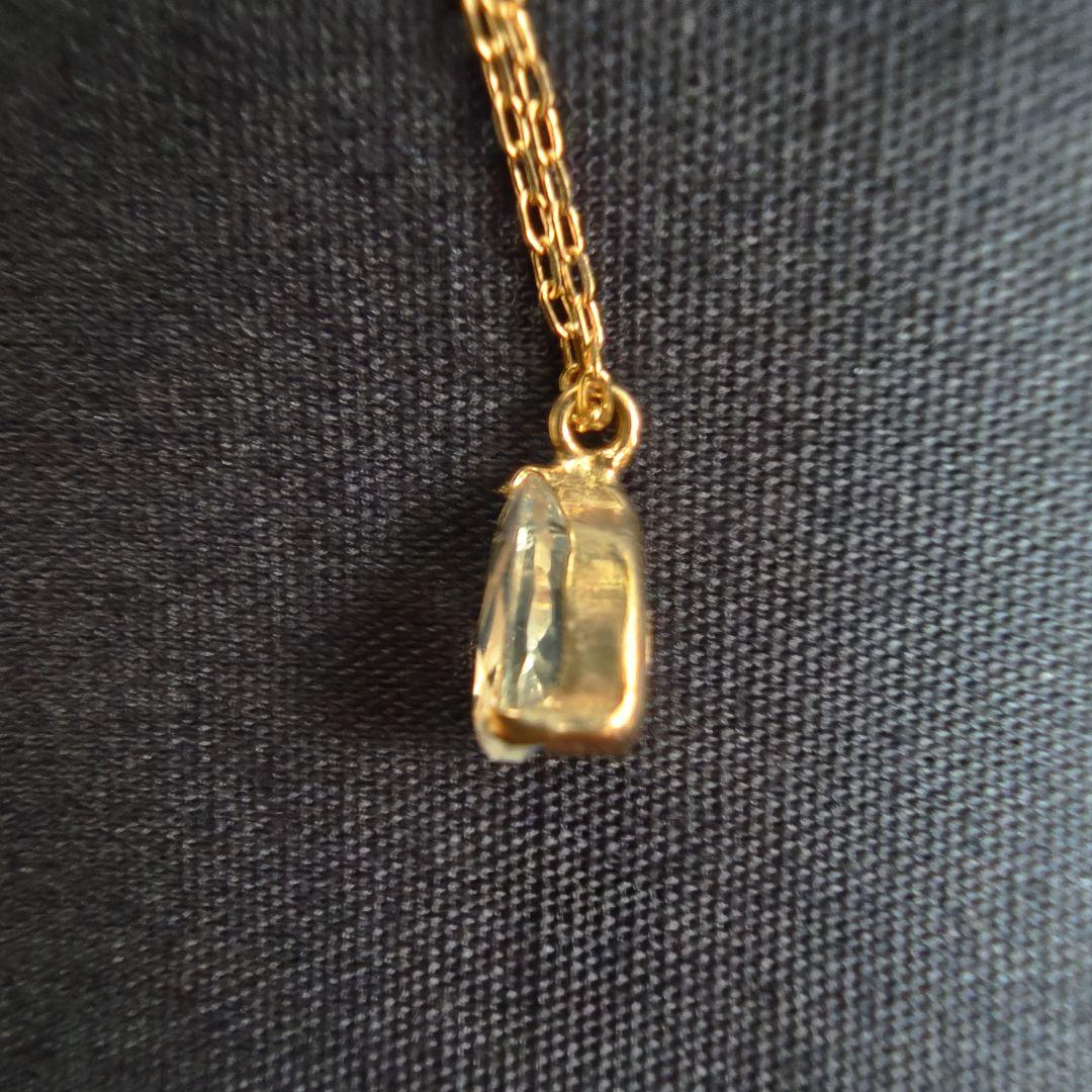 k10YG　ムーンストーン ネックレス　40cm