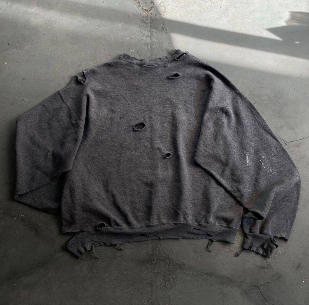 90's Champion XL ナンバーペイント boro sweat