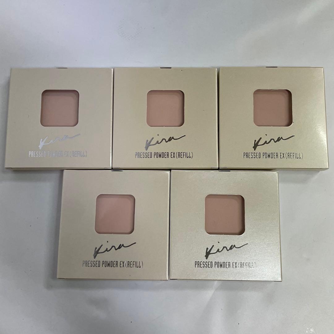 KIRA プレストパウダーEX リフィル ベージュ92 5個