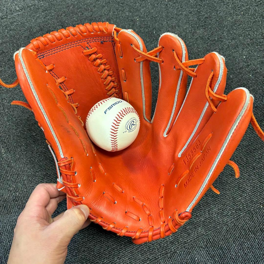 む*x様 Under Armour 軟式グローブ オレンジ