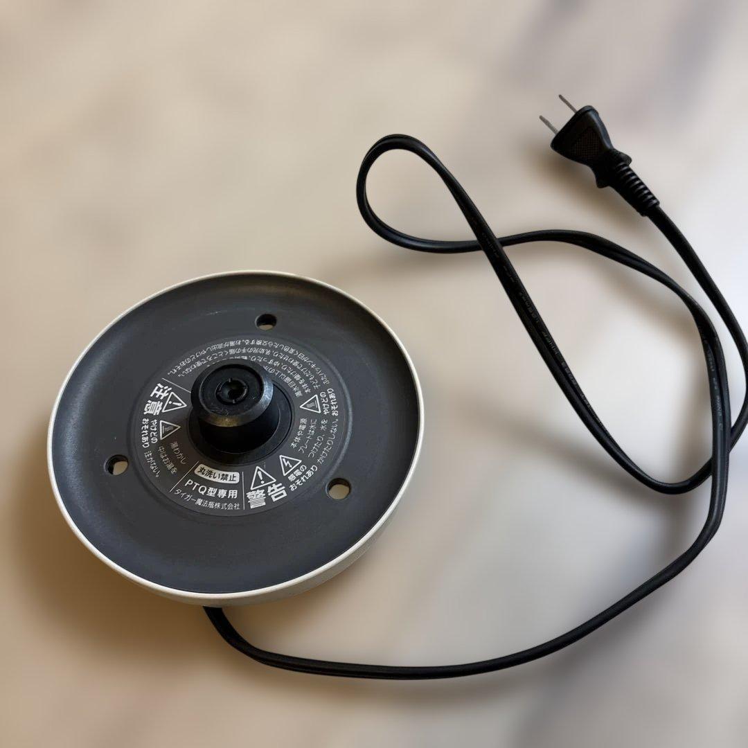 タイガー 電気ケトル ベージュ 約1.0リットル