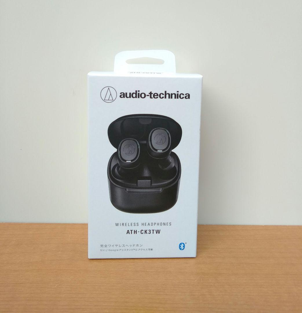 オーディオテクニカ　ワイヤレスヘッドフォン　ATH-CK3TW　ブラック
