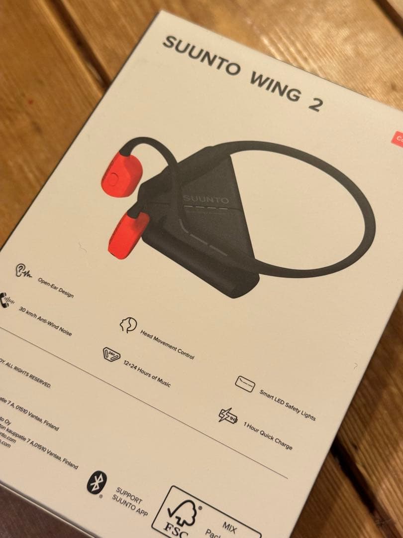 SUUNTO WING 2 骨伝導イヤホン（ほぼ未使用）