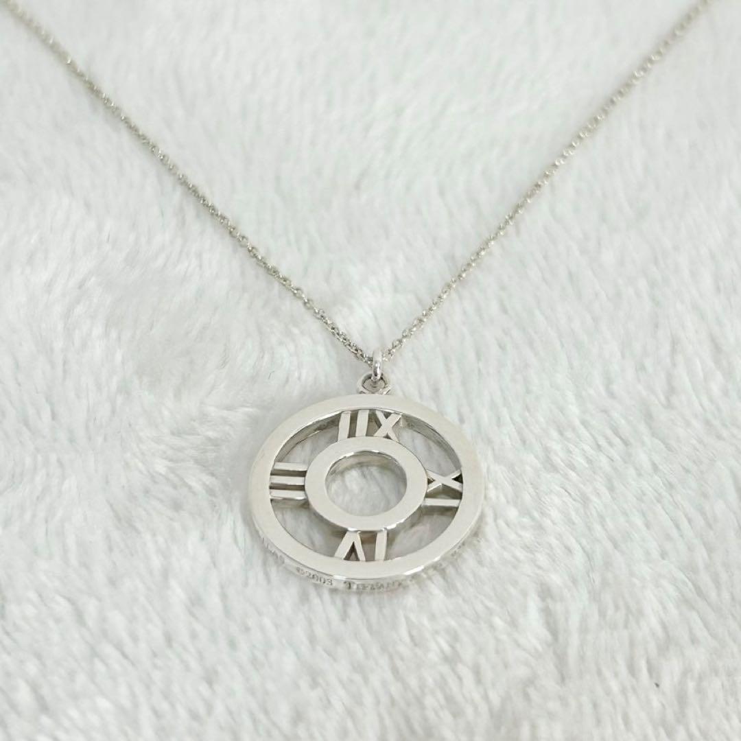★美品★ ティファニー　アトラス　オープン　メダリオン　ネックレス　925