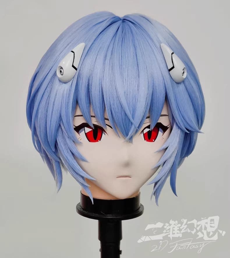 kig綾波レイ 着ぐるみ 全頭面マスク コスプレ 衣装 セット