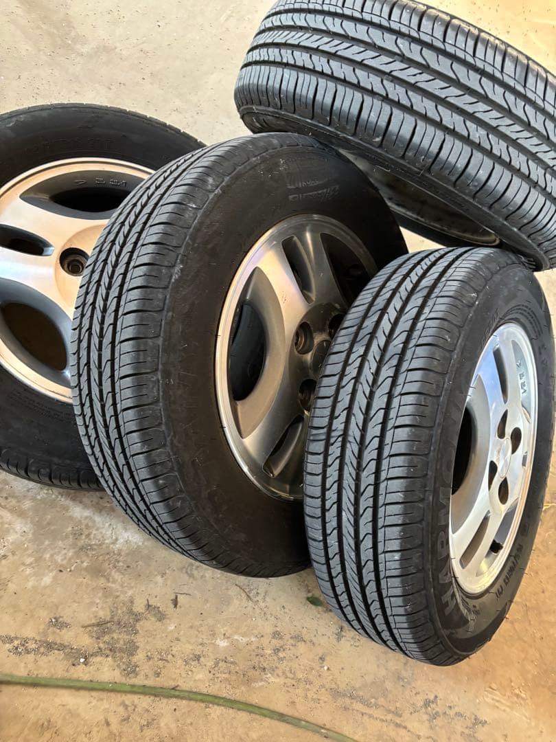 ②ダイハツ純正アルミ　タイヤセット 13インチ