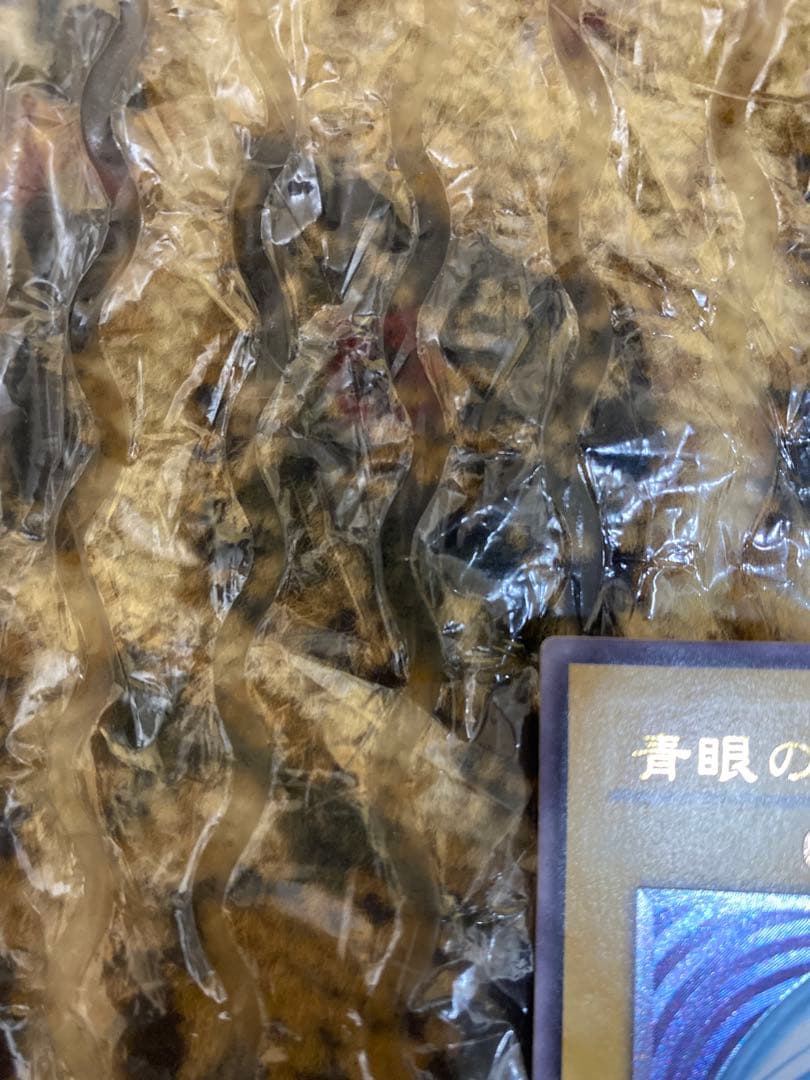 遊戯王　青眼の白龍　レリーフ　SM-51 微青艶