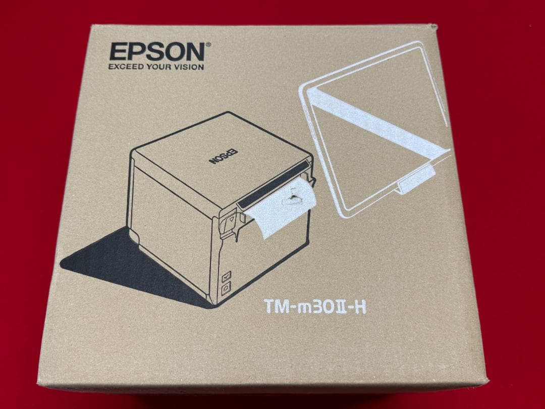 使用極少 EPSON TM-m30Ⅱ-H ブラック レシートプリンター ⑯