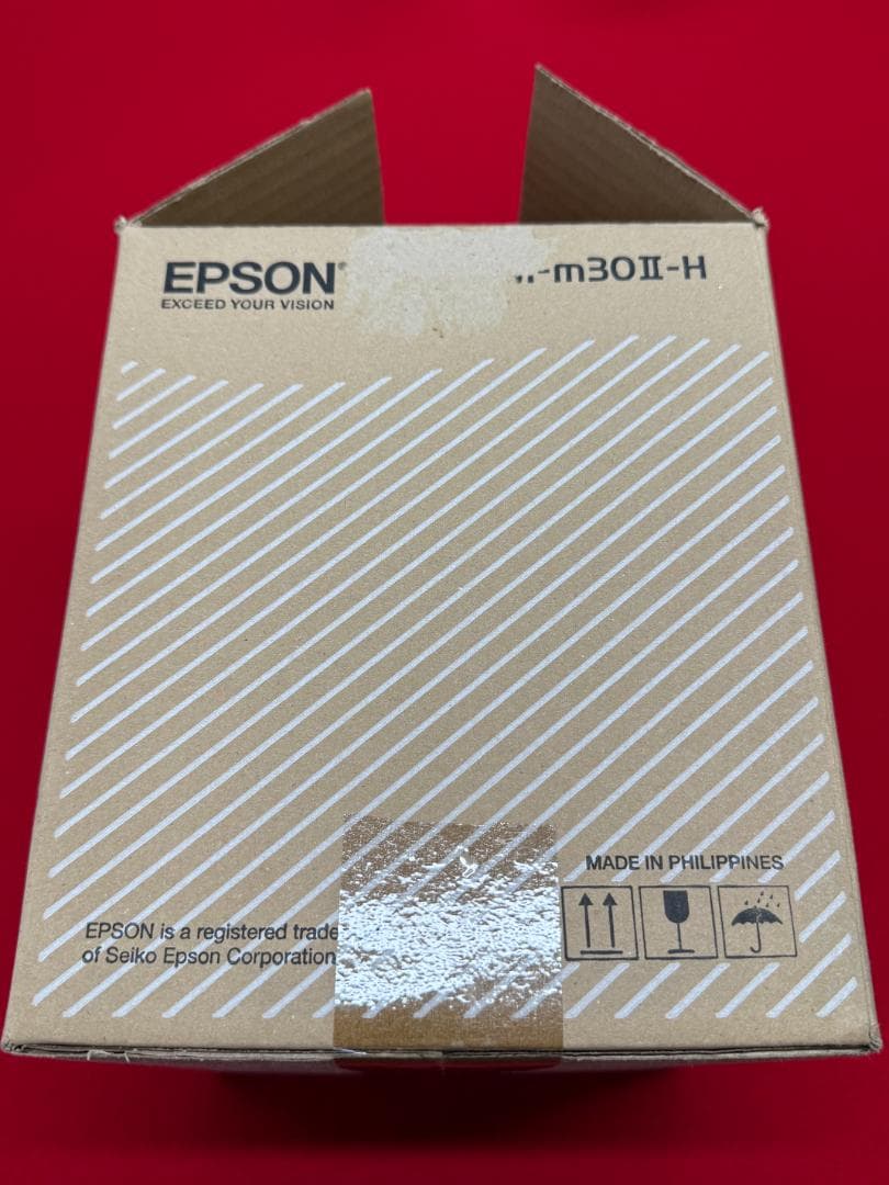 使用極少 EPSON TM-m30Ⅱ-H ブラック レシートプリンター ⑯