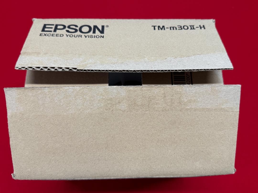 使用極少 EPSON TM-m30Ⅱ-H ブラック レシートプリンター ⑯