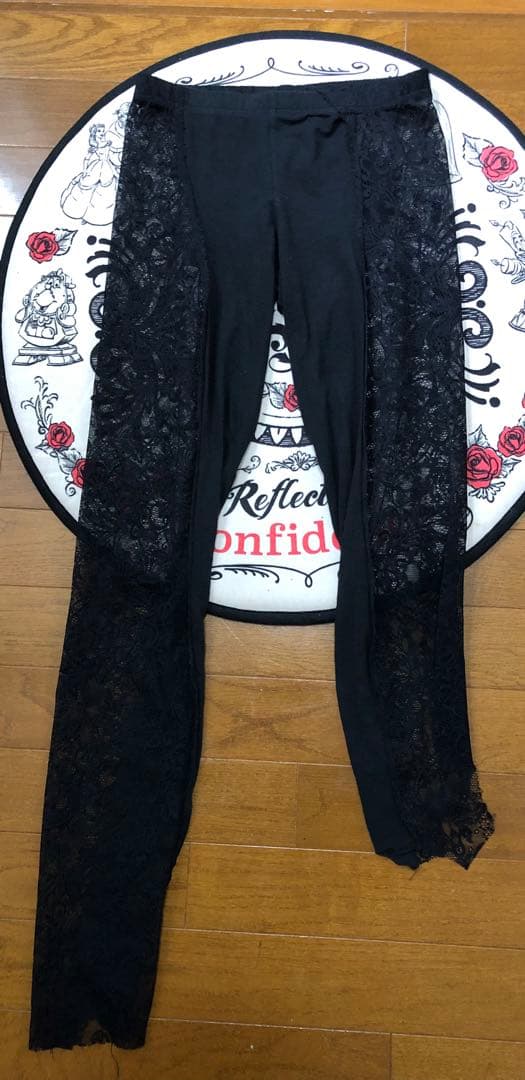 【イフシックスワズナイン】アシンメトリーレースレギンス