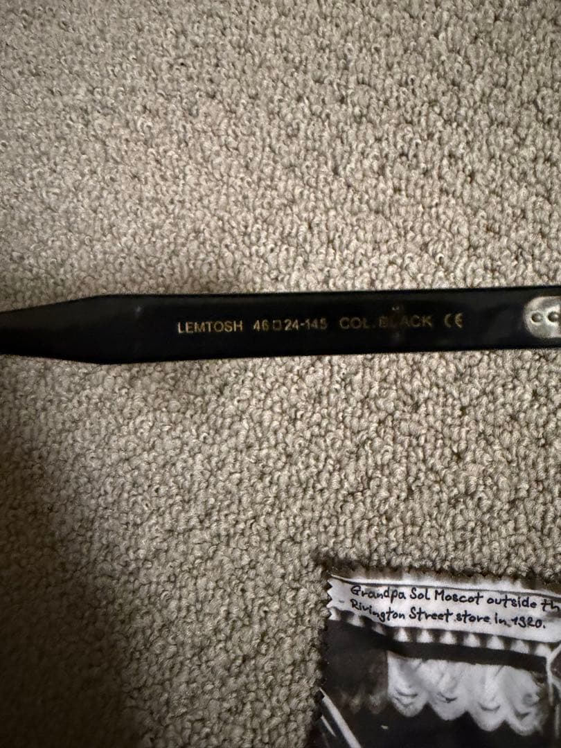 MOSCOT LEMTOSH 46 ブラックサングラス 調光レンズグレー