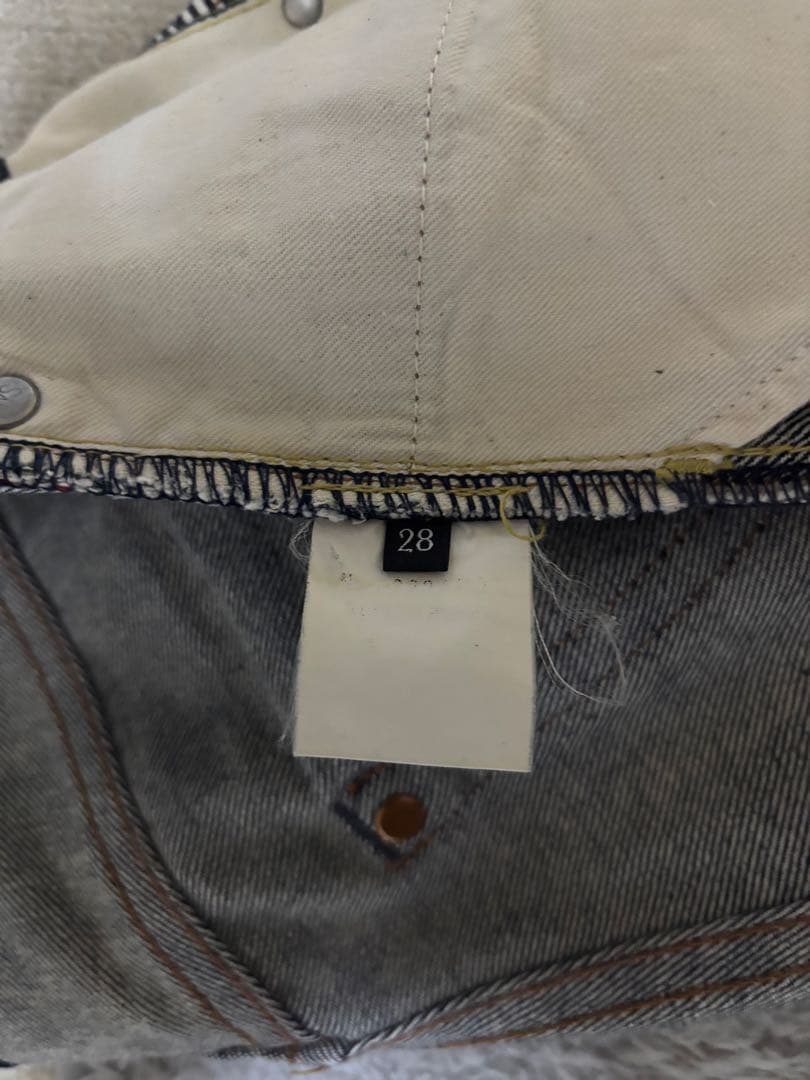 ヒステリックグラマー スタッズストレートデニム インディゴ hysteric