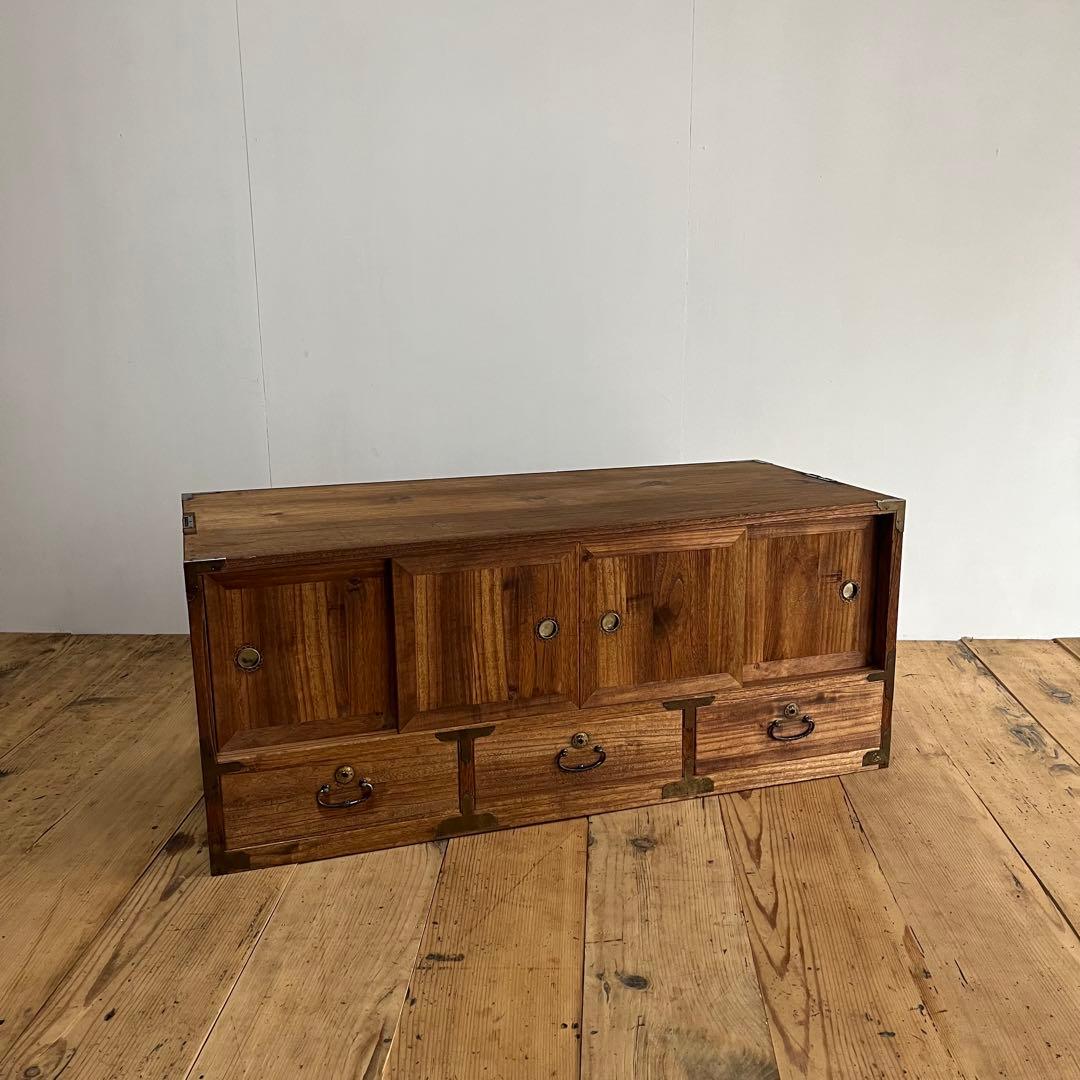 アンティーク タンス チェスト テレビ台 ローボード 展示台 z725